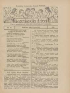 Gazetka dla Dzieci: pismo poświęcone również dorastającej młodzieży: bezpłatny dodatek do "Gazety Polskiej" 1925.12.10 Nr50