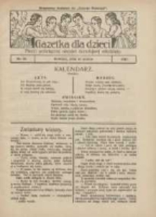 Gazetka dla Dzieci: pismo poświęcone również dorastającej młodzieży: bezpłatny dodatek do "Gazety Polskiej" 1927.03.10 Nr10