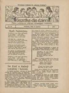 Gazetka dla Dzieci: pismo poświęcone również dorastającej młodzieży: bezpłatny dodatek do "Gazety Polskiej" 1927.03.17 Nr11