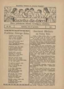 Gazetka dla Dzieci: pismo poświęcone również dorastającej młodzieży: bezpłatny dodatek do "Gazety Polskiej" 1927.12.29 Nr52