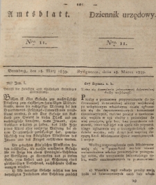 Amtsblatt der Königlichen Preussischen Regierung zu Bromberg. 1839.03.15 No.11