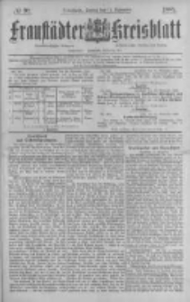 Fraust&auml;dter Kreisblatt. 1886.11.19 Nr92
