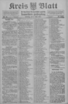 Kreis Blatt f&uuml;r den Kreis Neutomischeler zugleich Hopfenzeitung 1911.05.02 Jg.30 Nr35