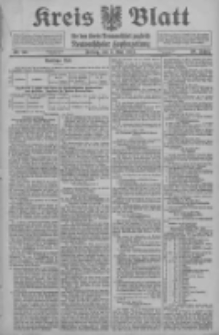 Kreis Blatt f&uuml;r den Kreis Neutomischeler zugleich Hopfenzeitung 1911.05.05 Jg.30 Nr36