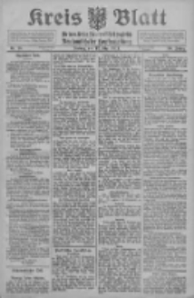Kreis Blatt f&uuml;r den Kreis Neutomischeler zugleich Hopfenzeitung 1911.05.09 Jg.30 Nr37