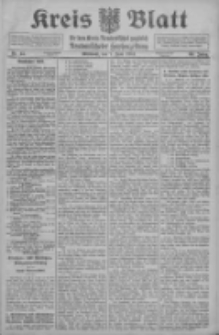 Kreis Blatt f&uuml;r den Kreis Neutomischeler zugleich Hopfenzeitung 1911.06.07 Jg.30 Nr45
