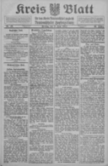 Kreis Blatt f&uuml;r den Kreis Neutomischeler zugleich Hopfenzeitung 1911.06.09 Jg.30 Nr46