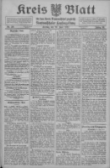 Kreis Blatt f&uuml;r den Kreis Neutomischeler zugleich Hopfenzeitung 1911.06.23 Jg.30 Nr50