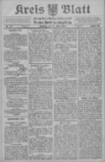 Kreis Blatt für den Kreis Neutomischeler zugleich Hopfenzeitung 1911.06.27 Jg.30 Nr51
