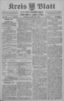Kreis Blatt f&uuml;r den Kreis Neutomischeler zugleich Hopfenzeitung 1911.07.25 Jg.30 Nr59