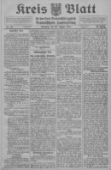Kreis Blatt für den Kreis Neutomischeler zugleich Hopfenzeitung 1911.08.22 Jg.30 Nr67