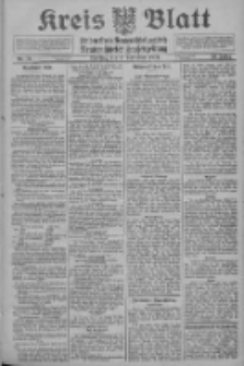Kreis Blatt f&uuml;r den Kreis Neutomischeler zugleich Hopfenzeitung 1911.09.05 Jg.30 Nr71