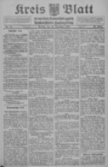 Kreis Blatt f&uuml;r den Kreis Neutomischeler zugleich Hopfenzeitung 1911.09.15 Jg.30 Nr74