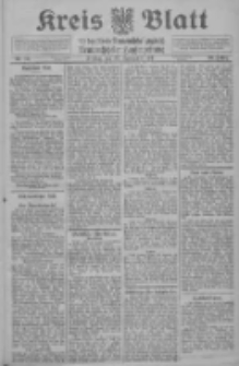 Kreis Blatt f&uuml;r den Kreis Neutomischeler zugleich Hopfenzeitung 1911.09.22 Jg.30 Nr76