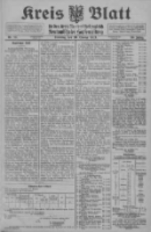 Kreis Blatt f&uuml;r den Kreis Neutomischeler zugleich Hopfenzeitung 1911.10.10 Jg.30 Nr81