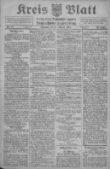 Kreis Blatt f&uuml;r den Kreis Neutomischeler zugleich Hopfenzeitung 1911.10.31 Jg.30 Nr87