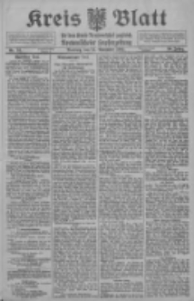 Kreis Blatt f&uuml;r den Kreis Neutomischeler zugleich Hopfenzeitung 1911.11.14 Jg.30 Nr91