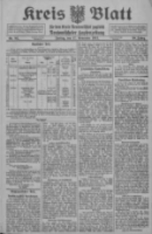 Kreis Blatt f&uuml;r den Kreis Neutomischeler zugleich Hopfenzeitung 1911.11.17 Jg.30 Nr92