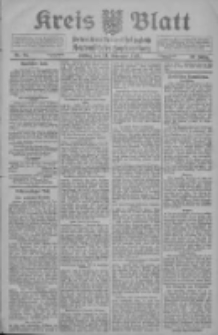 Kreis Blatt f&uuml;r den Kreis Neutomischeler zugleich Hopfenzeitung 1911.11.24 Jg.30 Nr94