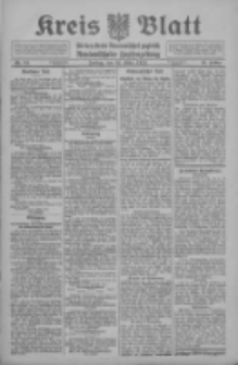 Kreis Blatt f&uuml;r den Kreis Neutomischeler zugleich Hopfenzeitung 1912.03.22 Jg.31 Nr24