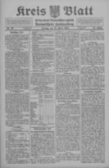 Kreis Blatt f&uuml;r den Kreis Neutomischeler zugleich Hopfenzeitung 1912.04.12 Jg.31 Nr30