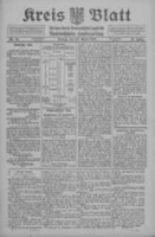 Kreis Blatt f&uuml;r den Kreis Neutomischeler zugleich Hopfenzeitung 1912.04.26 Jg.31 Nr34