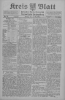 Kreis Blatt f&uuml;r den Kreis Neutomischeler zugleich Hopfenzeitung 1912.05.10 Jg.31 Nr38