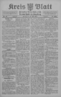 Kreis Blatt f&uuml;r den Kreis Neutomischeler zugleich Hopfenzeitung 1912.05.17 Jg.31 Nr40