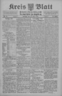 Kreis Blatt f&uuml;r den Kreis Neutomischeler zugleich Hopfenzeitung 1912.06.11 Jg.31 Nr47