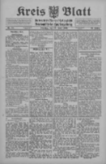 Kreis Blatt f&uuml;r den Kreis Neutomischeler zugleich Hopfenzeitung 1912.06.25 Jg.31 Nr51
