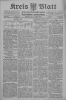 Kreis Blatt f&uuml;r den Kreis Neutomischeler zugleich Hopfenzeitung 1912.08.02 Jg.31 Nr62