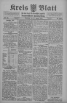 Kreis Blatt für den Kreis Neutomischeler zugleich Hopfenzeitung 1912.08.13 Jg.31 Nr65