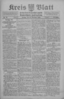 Kreis Blatt f&uuml;r den Kreis Neutomischeler zugleich Hopfenzeitung 1912.09.20 Jg.31 Nr76