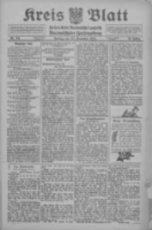 Kreis Blatt f&uuml;r den Kreis Neutomischeler zugleich Hopfenzeitung 1912.11.22 Jg.31 Nr94