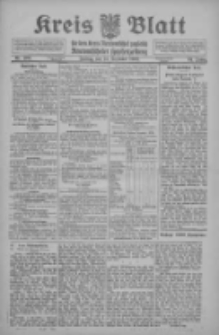 Kreis Blatt f&uuml;r den Kreis Neutomischeler zugleich Hopfenzeitung 1912.12.13 Jg.31 Nr100