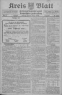 Kreis Blatt f&uuml;r den Kreis Neutomischeler zugleich Hopfenzeitung 1913.01.21 Jg.32 Nr6
