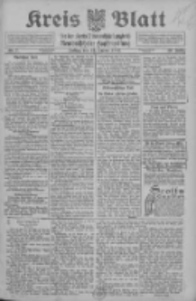 Kreis Blatt f&uuml;r den Kreis Neutomischeler zugleich Hopfenzeitung 1913.01.24 Jg.32 Nr7