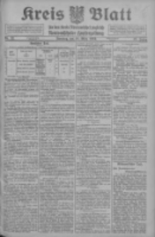 Kreis Blatt f&uuml;r den Kreis Neutomischeler zugleich Hopfenzeitung 1913.03.18 Jg.32 Nr22