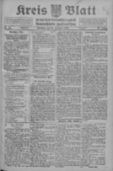 Kreis Blatt f&uuml;r den Kreis Neutomischeler zugleich Hopfenzeitung 1913.02.18 Jg.32 Nr14