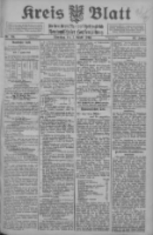 Kreis Blatt f&uuml;r den Kreis Neutomischeler zugleich Hopfenzeitung 1913.04.01 Jg.32 Nr26