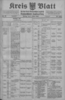 Kreis Blatt f&uuml;r den Kreis Neutomischeler zugleich Hopfenzeitung 1913.04.04 Jg.32 Nr27