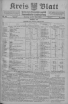 Kreis Blatt f&uuml;r den Kreis Neutomischeler zugleich Hopfenzeitung 1913.04.15 Jg.32 Nr30