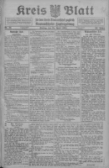 Kreis Blatt f&uuml;r den Kreis Neutomischeler zugleich Hopfenzeitung 1913.04.25 Jg.32 Nr33