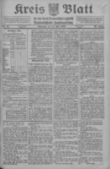 Kreis Blatt f&uuml;r den Kreis Neutomischeler zugleich Hopfenzeitung 1913.05.14 Jg.32 Nr38
