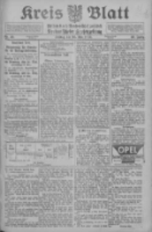Kreis Blatt f&uuml;r den Kreis Neutomischeler zugleich Hopfenzeitung 1913.05.16 Jg.32 Nr39