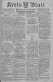 Kreis Blatt f&uuml;r den Kreis Neutomischeler zugleich Hopfenzeitung 1913.06.03 Jg.32 Nr44