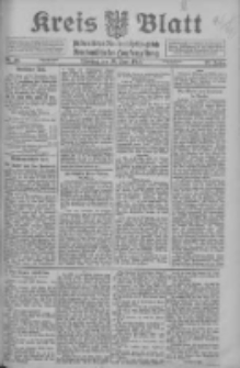 Kreis Blatt f&uuml;r den Kreis Neutomischeler zugleich Hopfenzeitung 1913.06.10 Jg.32 Nr46