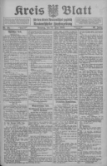 Kreis Blatt f&uuml;r den Kreis Neutomischeler zugleich Hopfenzeitung 1913.06.17 Jg.32 Nr48