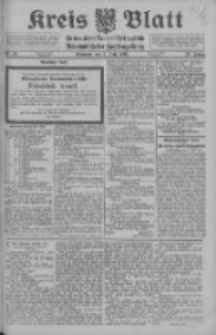 Kreis Blatt f&uuml;r den Kreis Neutomischeler zugleich Hopfenzeitung 1913.07.02 Jg.32 Nr52