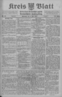 Kreis Blatt f&uuml;r den Kreis Neutomischeler zugleich Hopfenzeitung 1913.07.09 Jg.32 Nr55